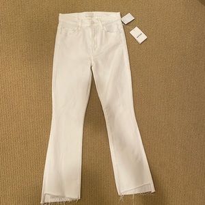 NWT Mother The Insider Crop Step Fray